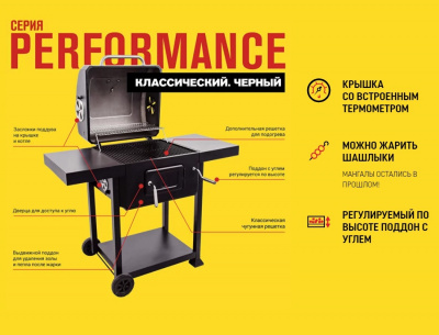 Угольный гриль Char-Broil Performance 780